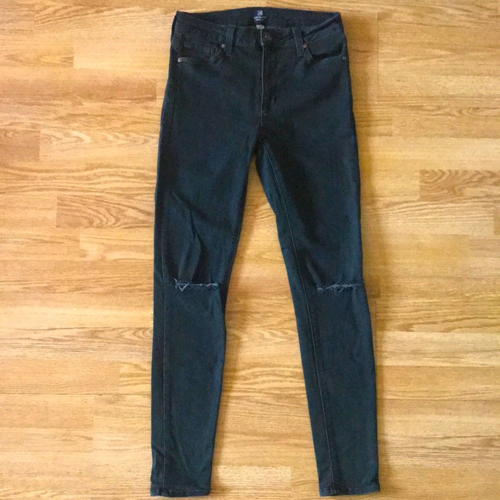 JUST BLACK Ripped Jeans